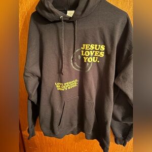 jesus loves you hoodie